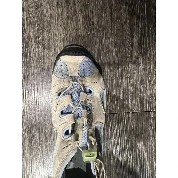 Lands End 191511 Womens Blue And White Walking Sandals Size 10 - Picture 3 of 4